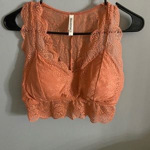 Orange/ Peach Bralette- Gently Worn